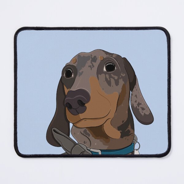 Item preview, Dapple Dachshund - sausage dog, brown dog, miniature sausage dog, dapple dog, red dapple, chocolate dapple designed and sold by SoohieArt.