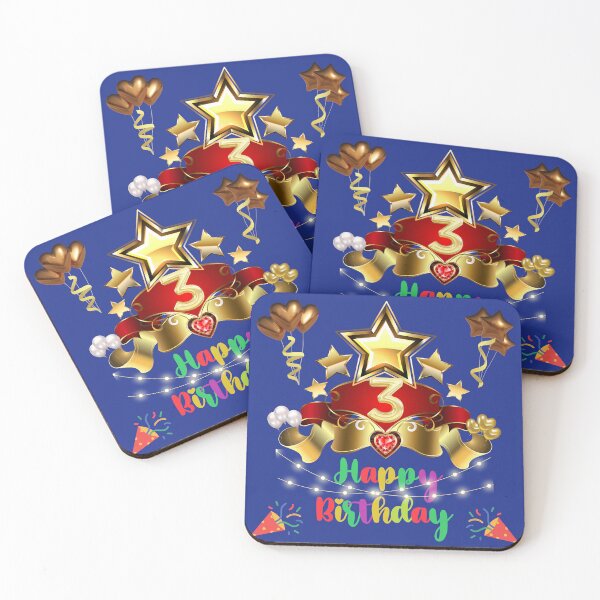 Item preview, 3 years old, Happy birthday 3 years old, (English), Child gift designed and sold by Ksmith-Style.