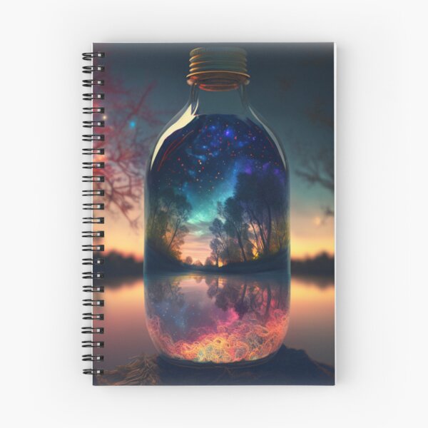 Item preview, Mystical Universe in a Colorful Glass Bottle designed and sold by toticavalcanti.