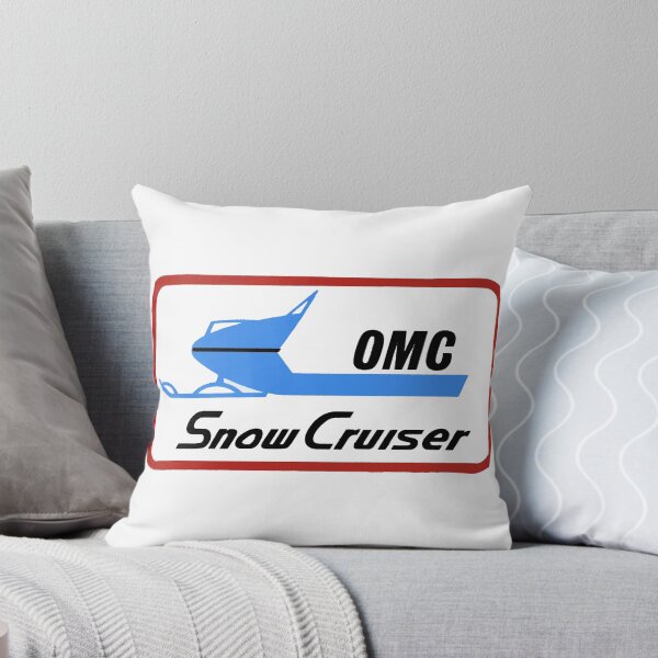 Item preview, Vintage Snowmobile OMC Snow Cruiser Square Decal designed and sold by lesagelm.