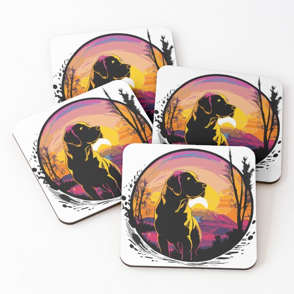 Artikelvorschau, Labrador Retriever im Sonnenuntergang entworfen und verkauft von WECreations.