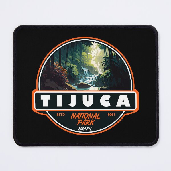 Item preview, Tijuca National Park Brazil Emblem designed and sold by KrisSidDesigns.