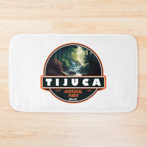 Item preview, Tijuca National Park Brazil Emblem designed and sold by KrisSidDesigns.