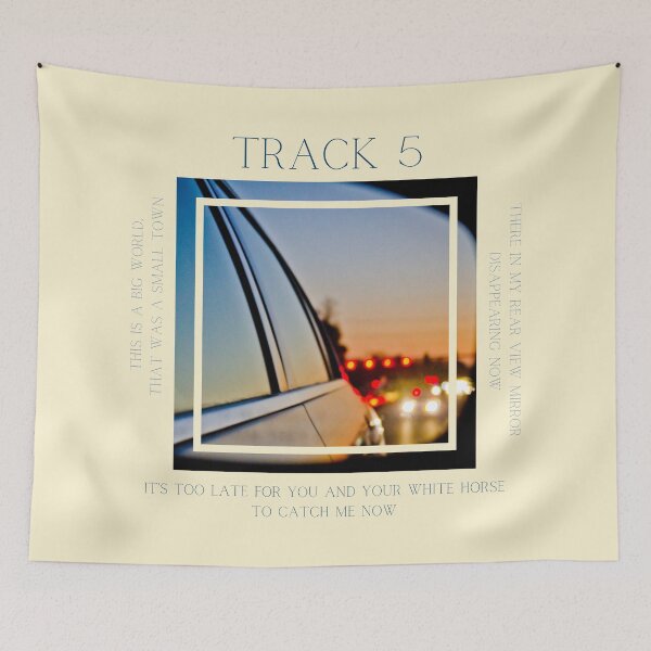 Item preview, Track 5, White horse designed and sold by SmileApparel.