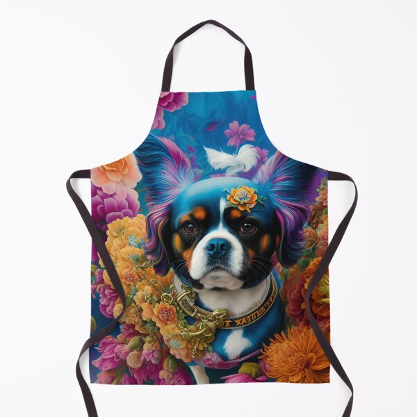 Item preview, Fly Dog with Flower Portrait designed and sold by HenryMaster.