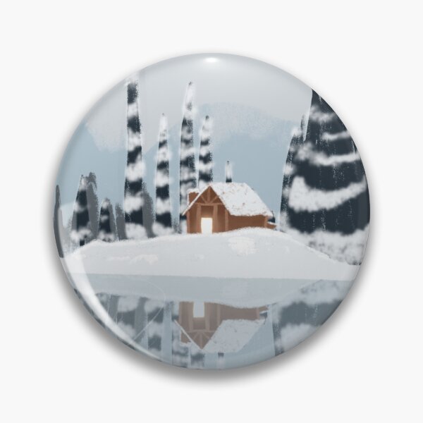 Item preview, Cabin in snowy mountains  designed and sold by Hitona.