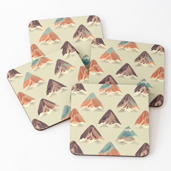 Item preview, Cute beautiful mountains pattern designed and sold by YeKnot.