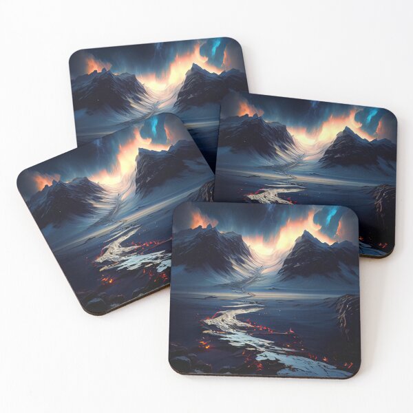 Item preview, Fantasy Landscape Art, Icy Path designed and sold by Fantasy Masterpiece.