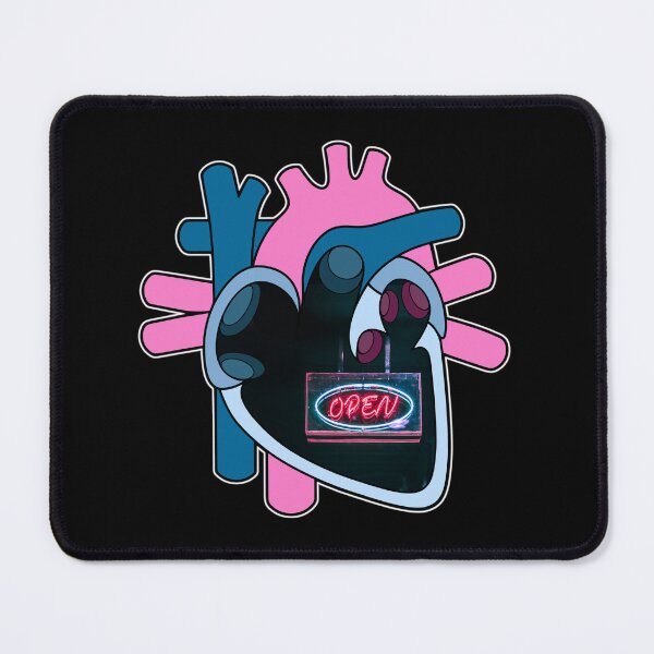 Item preview, Cyberpunk Open Neon Sign (Anatomical Human Heart) designed and sold by ObsidianDaz.