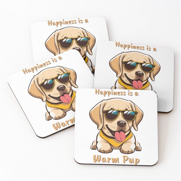 Item preview, Labrador Retriever - Happiness is a warm pup designed and sold by WECreations.