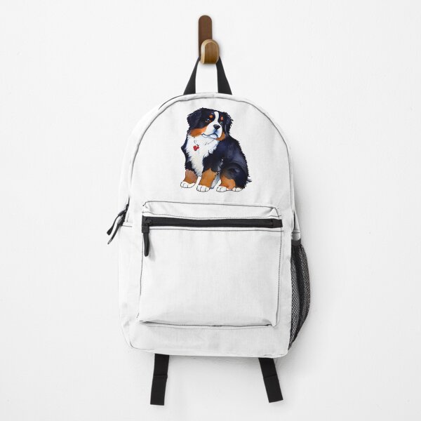 Item preview, Watercolor Cute Chubby Goofy Bernese Mountain Dog - Funny Cartoon Dog Art 4 designed and sold by Cawaiico.