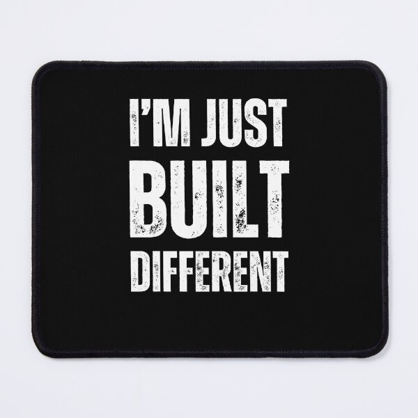 Item preview, Funny Motivational Design: I'm Just Built Different designed and sold by SimpliText.
