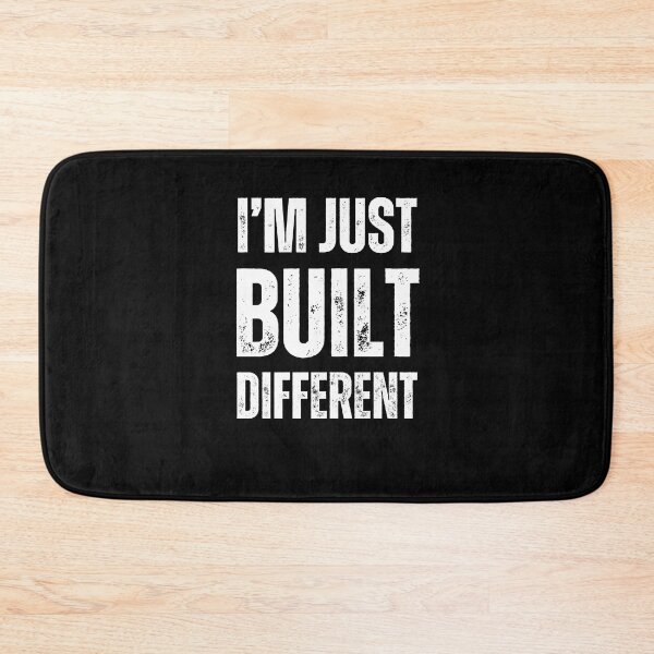 Item preview, Funny Motivational Design: I'm Just Built Different designed and sold by SimpliText.