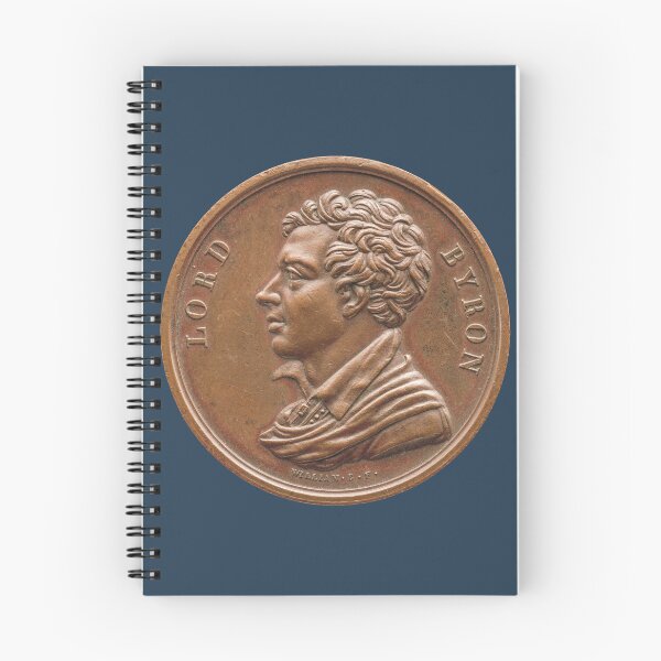 Item preview, Moneda de bronce con el retrato de Lord Byron designed and sold by CastlesClassics.