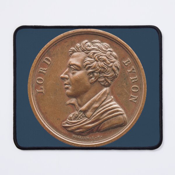 Item preview, Lord Byron Portrait Bronze Coin designed and sold by CastlesClassics.