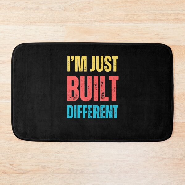 Item preview, Funny Motivational Design: I'm Just Built Different designed and sold by SimpliText.