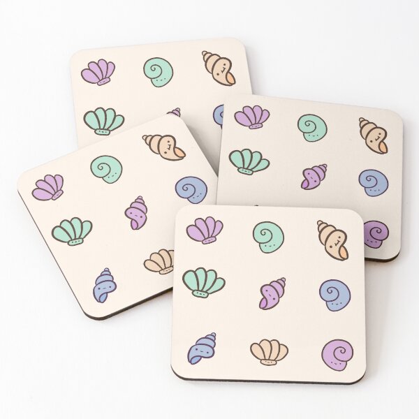 Item preview, Kawaii beach shells summer pack  designed and sold by Yarafantasyart.