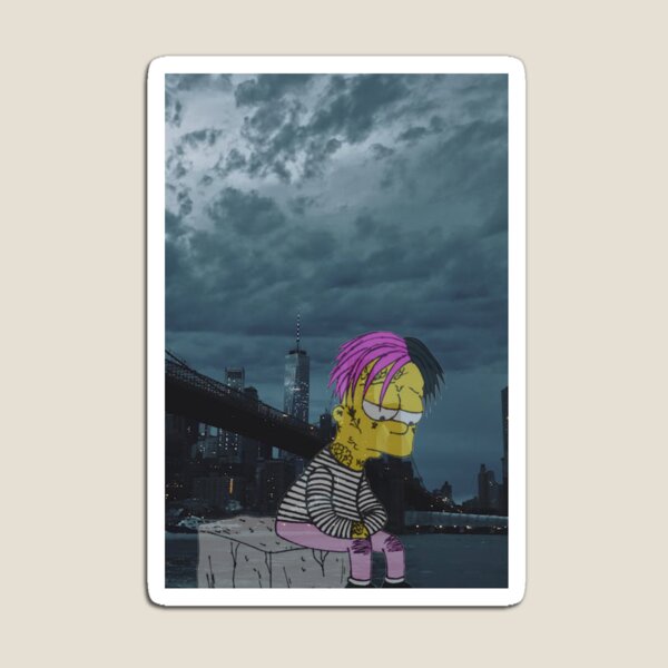 Bart sad Sticker by Loony80