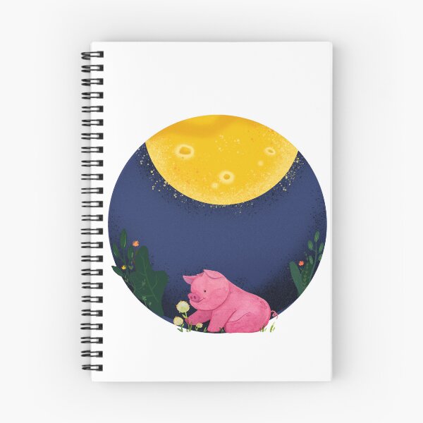 Item preview, Moongazing pig designed and sold by CreativeStrand.