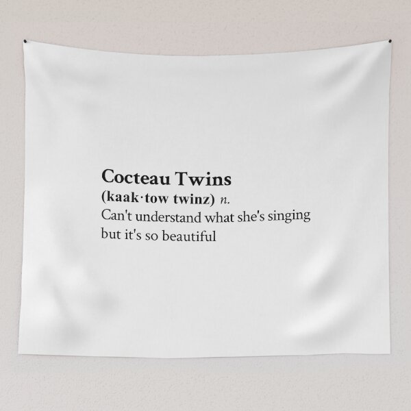 Item preview, Cocteau Twins Aesthetic Definition Funny Band Quote Lyrics designed and sold by StickTheSong.