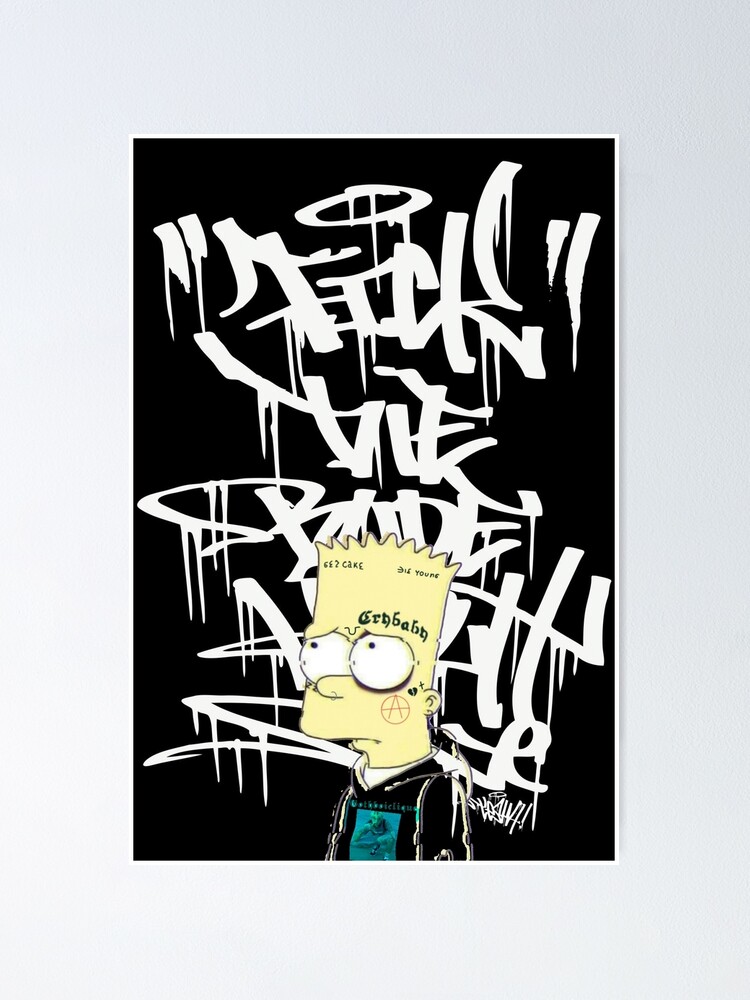 Bart Simpsons S.A.D. Poster by tugfnaam