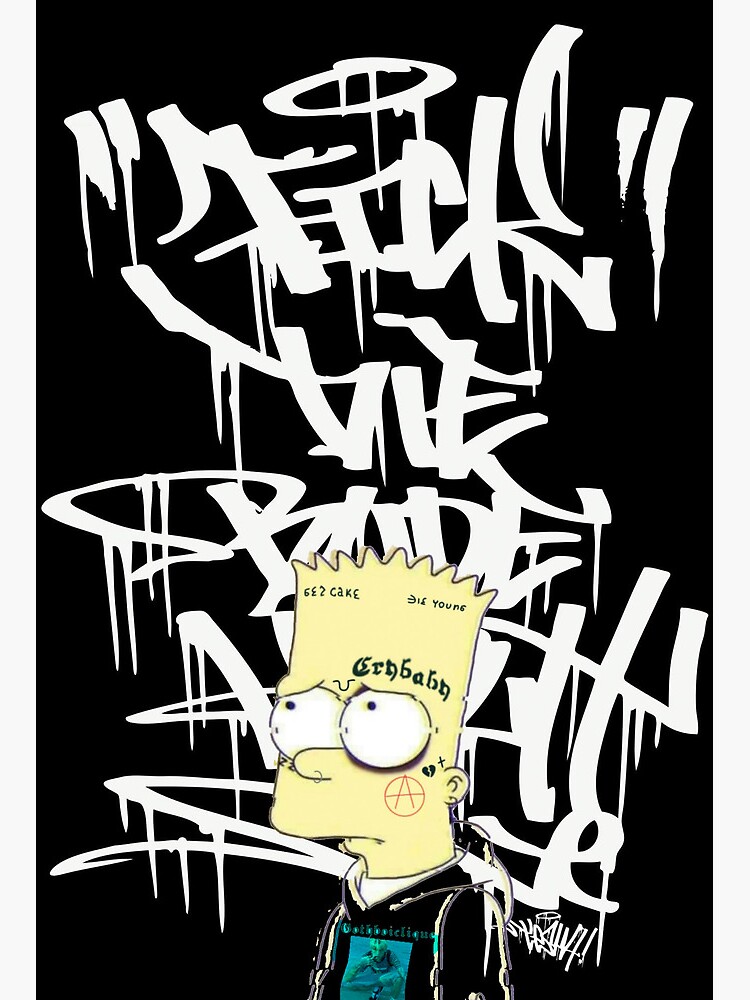 Bart Simpsons S.A.D. Poster by tugfnaam