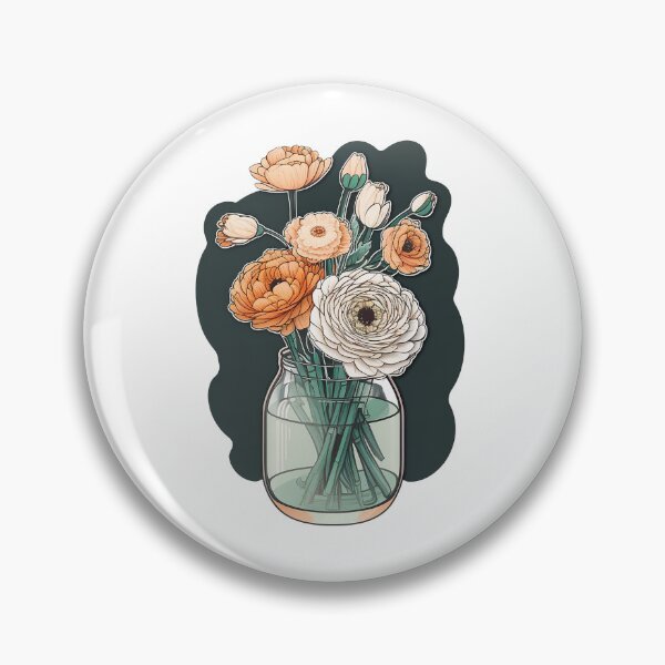 Item preview, Bouquet of Ranunculus Flower Branch Sprig Flowers designed and sold by My-Magic-World.