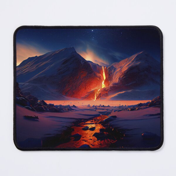 Item preview, Fantasy Landscape Art, Lava Stream designed and sold by Fantasy Masterpiece.