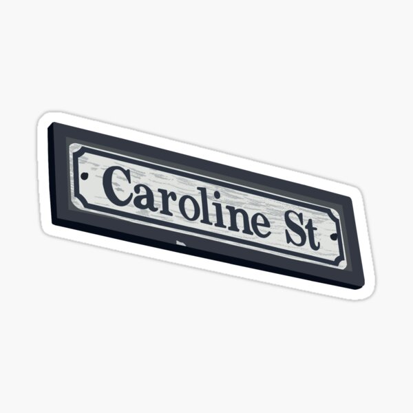 Item preview, Caroline Street Key West designed and sold by IzCatchDesigns.