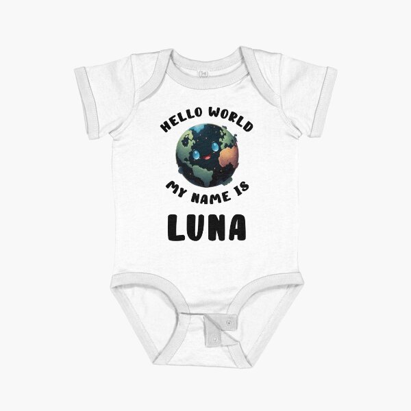 Item preview, Hello World My Name Is Luna designed and sold by Impostrich.