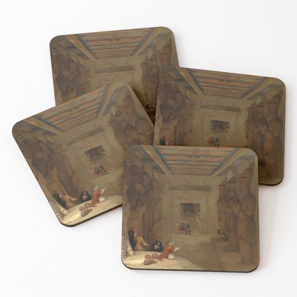 Item preview, david roberts. Hypostyle Hall of the Temple of Abu Simbel designed and sold by likiska.