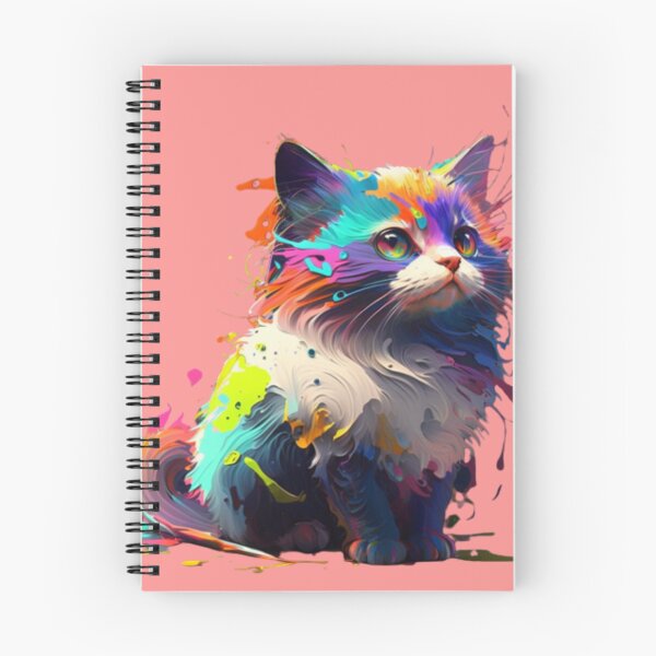 Item preview, "Meet Mimi: The Adorable and Colorful Cat" designed and sold by youssef nouree ⭐ ⭐ ⭐ ⭐ ⭐.
