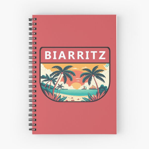 Item preview, Biarritz France Retro Emblem designed and sold by KrisSidDesigns.