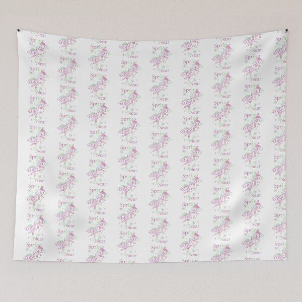 Item preview, Cute pastel floral spring is near design designed and sold by moonbean-art.