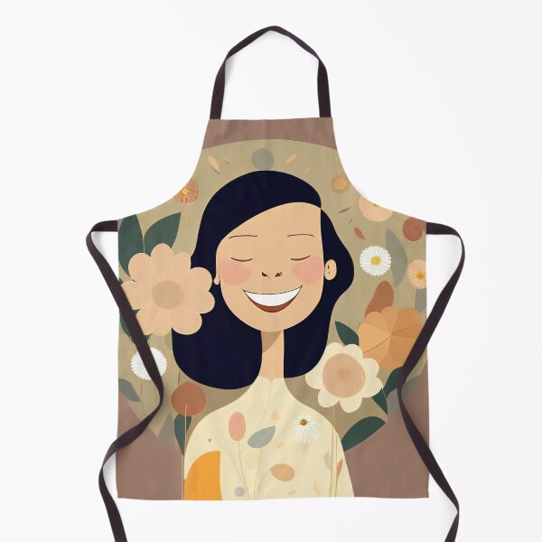 Item preview, Boho Chic: Minimalist Bright smiling Girl designed and sold by BohoRhapsody.