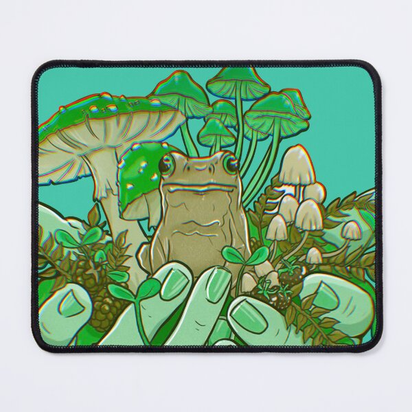 Item preview, Stay weird with the trippy frog toad designed and sold by Purplecubeart.