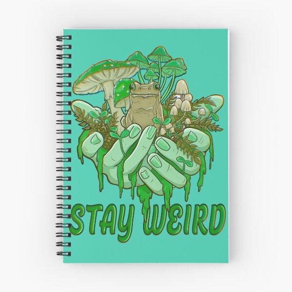 Item preview, Stay weird with the trippy frog toad designed and sold by Purplecubeart.