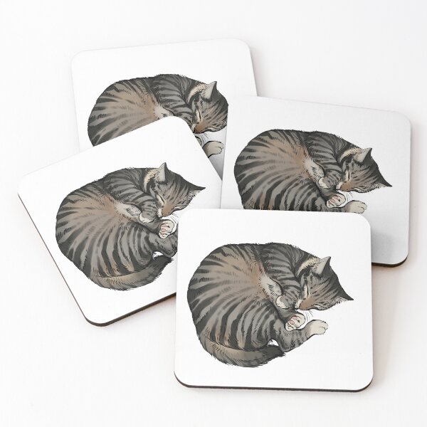 Item preview, Tabby cat sleeping designed and sold by Petcetera.