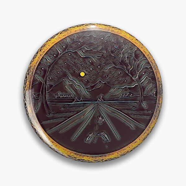 Item preview, Abstract Landscape in Mandala Ring - Deviant Style designed and sold by VanPogh.