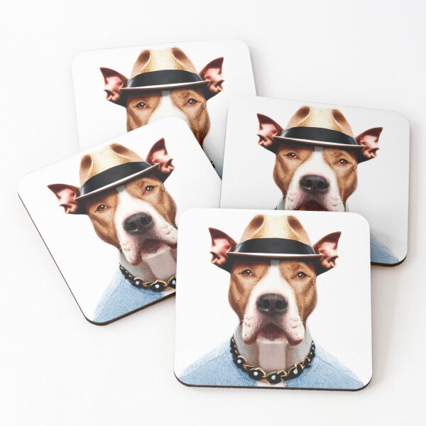 Item preview, Pitbulls of New York - The Godpupfather - Gangster pitbull dog designed and sold by WBP Mart.