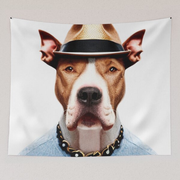 Item preview, Pitbulls of New York - The Godpupfather - Gangster pitbull dog designed and sold by WBP Mart.