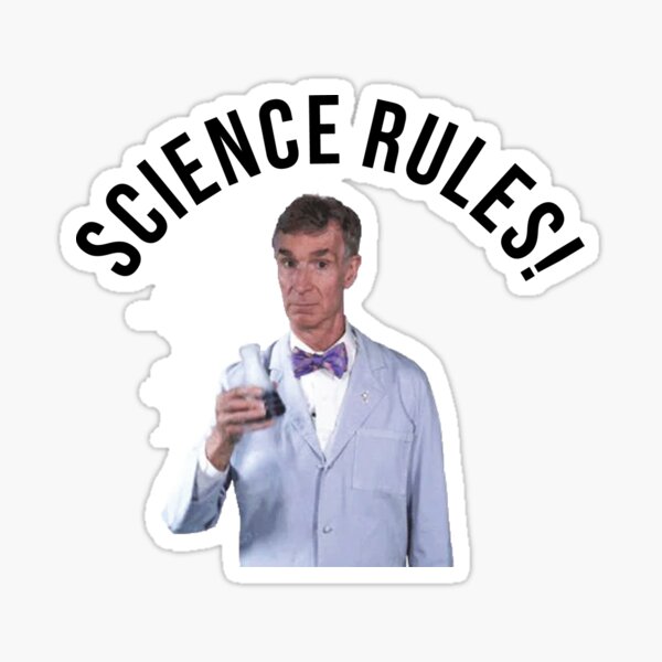 Bill Nye The Science Guy Stickers Redbubble - bill nye ear exploder roblox id