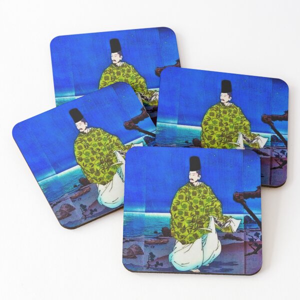 Item preview, Kiyochika’s “Heian Period Courtier” Ukiyo-e design made more vibrant! designed and sold by CristalleLisa.
