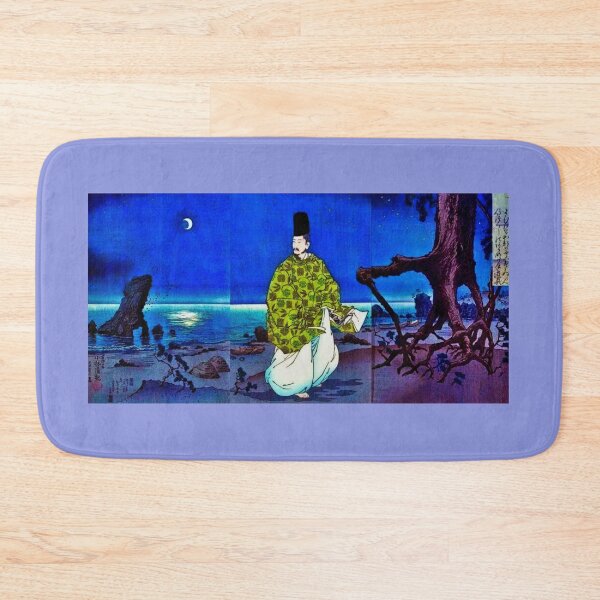 Item preview, Kiyochika’s “Heian Period Courtier” Ukiyo-e design made more vibrant! designed and sold by CristalleLisa.