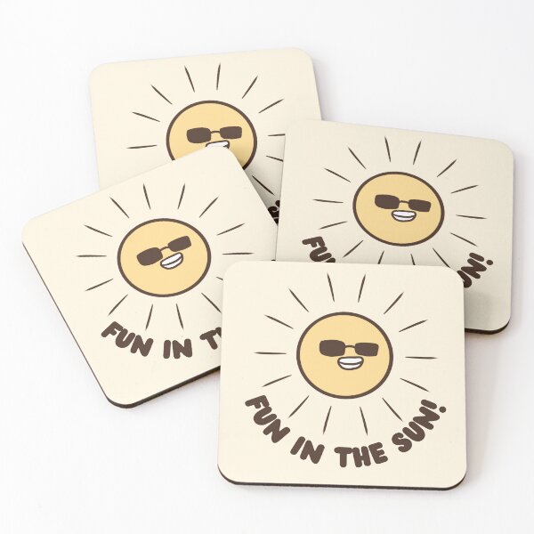 Item preview, Fun in the sun Cool sun wearing sunglasses a fun summer time vacation design  designed and sold by Yarafantasyart.