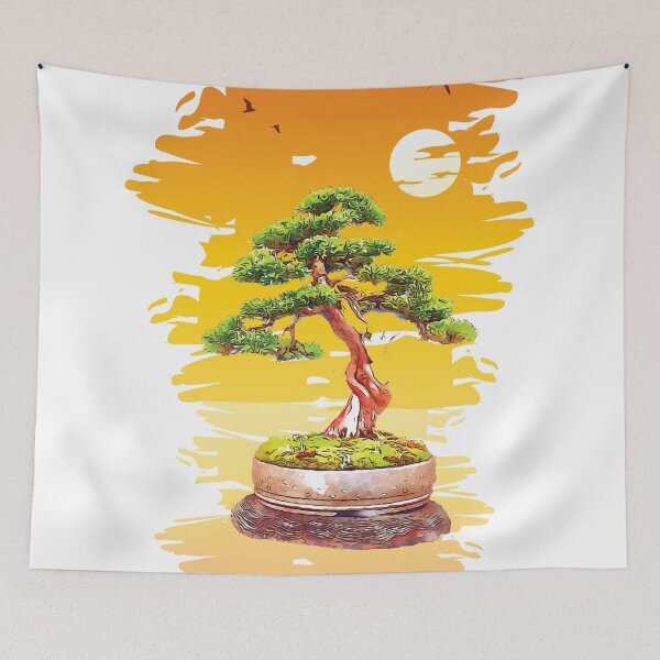 Item preview, Bonsai tree in the sun designed and sold by piesdesignart.