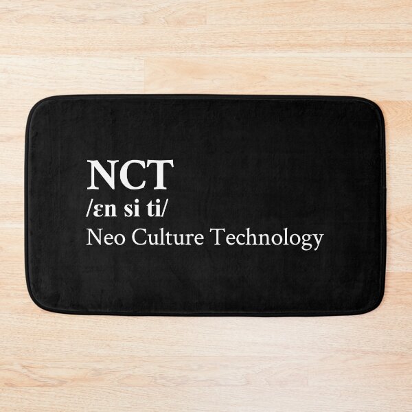 Item preview, NCT Aesthetic KPop Band Neo Culture Technology Black designed and sold by StickTheSong.