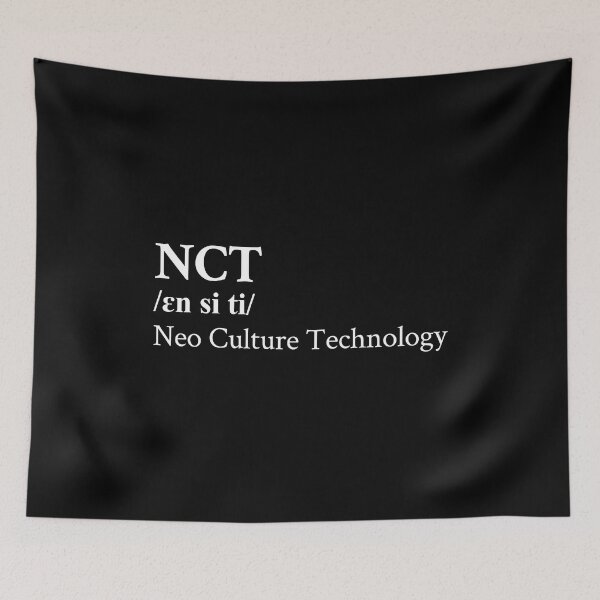 Aperçu de l'œuvre NCT Aesthetic KPop Band Neo Culture Technology Black créée et vendue par StickTheSong.