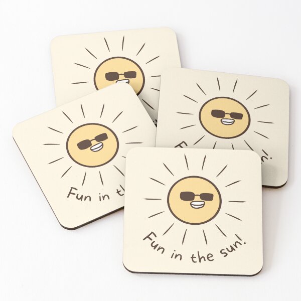Item preview, Fun in the sun cute sun wearing sunglasses a fun summer time vacation design  designed and sold by Yarafantasyart.