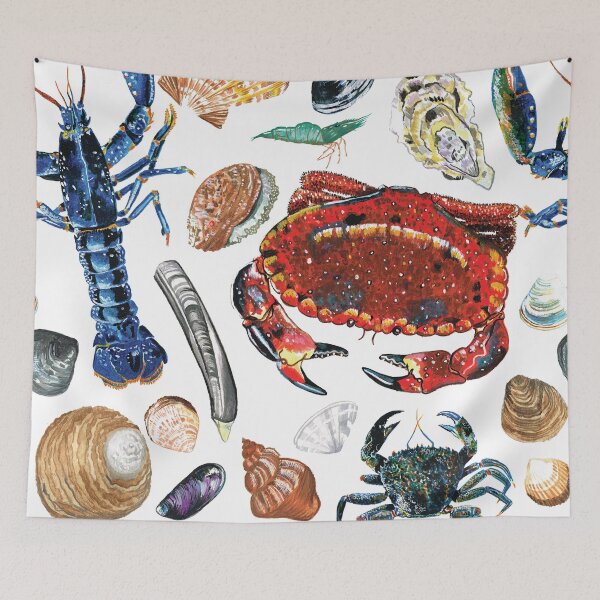 Item preview, Seafood and eat it designed and sold by Phoebekirk.